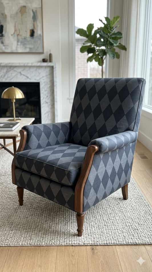 Canvas Geo Gris