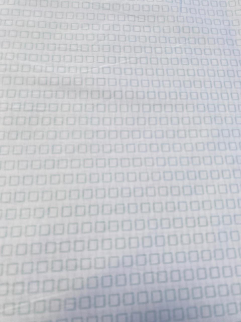 Popelina blanca con cuadros