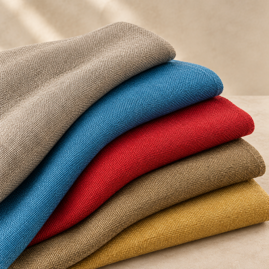 Telas Lino Yute en distintos colores