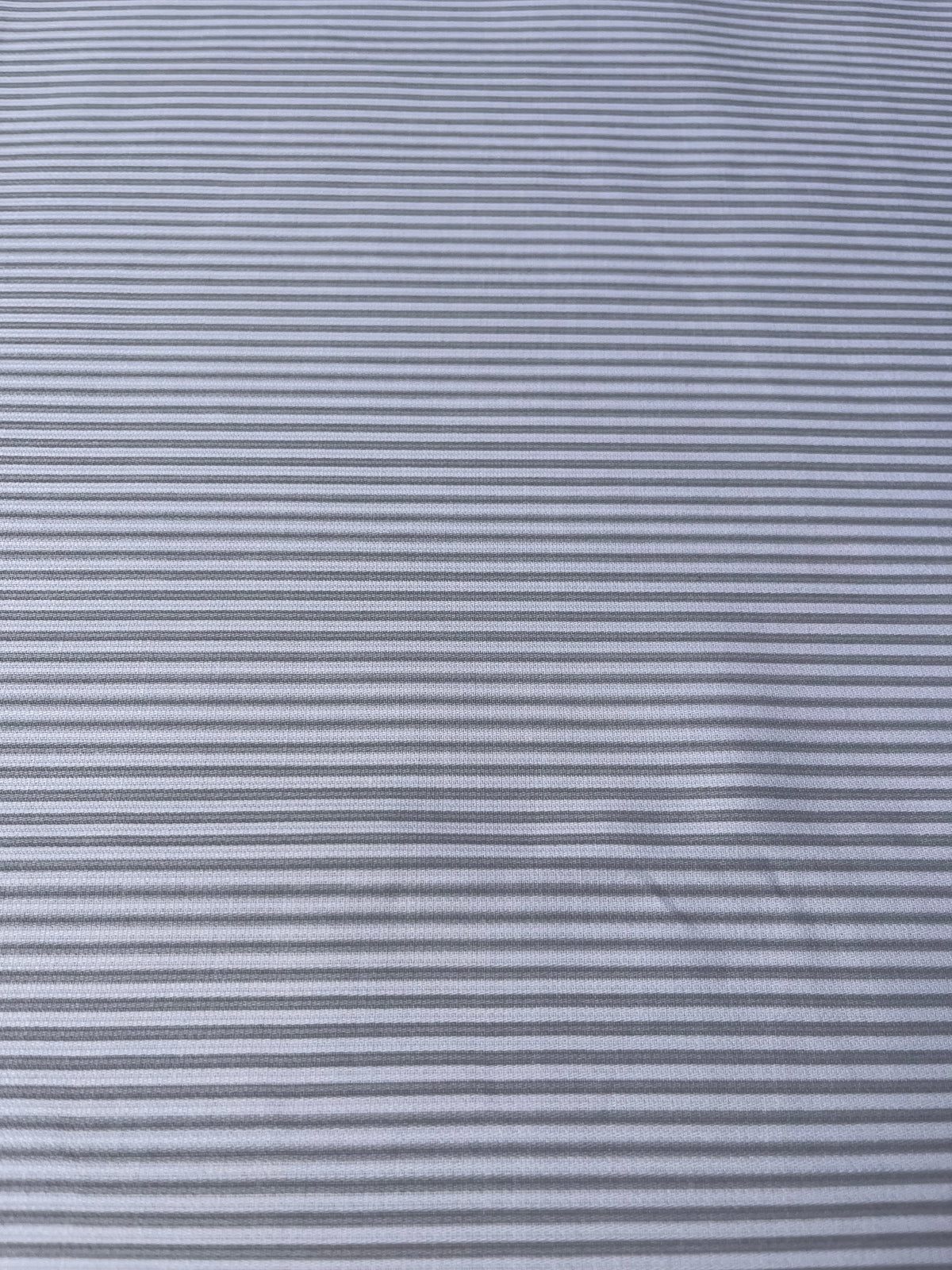 Tela Pique Ropa Cama Listada Gris Plata