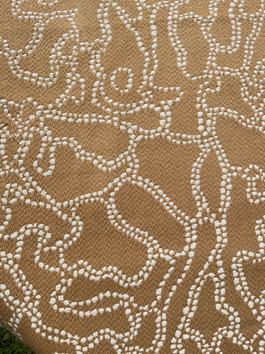 Chenille chaine moutarde