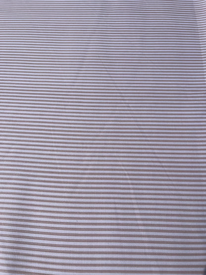 Tela Pique Ropa Cama Listada Beige