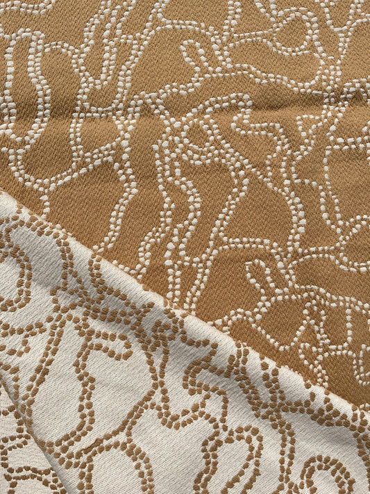 Chenille chaine moutarde