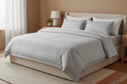 Tela Pique Ropa Cama Listada Verde