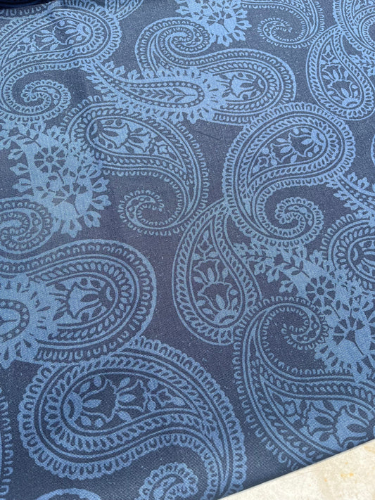 Canvas Floral Marino