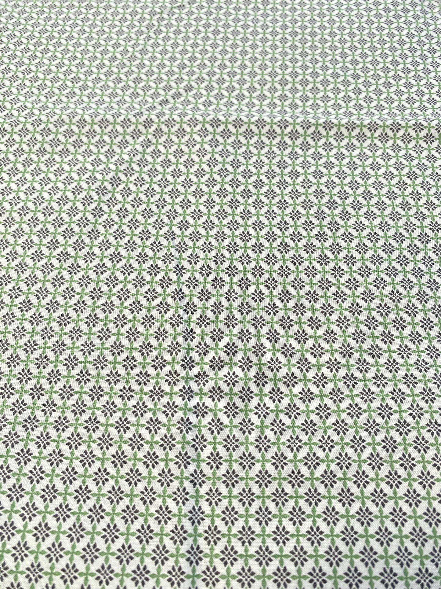 Popelina  Flores Verdes