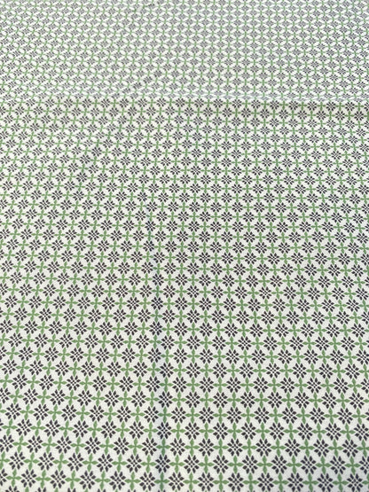 Popelina  Flores Verdes