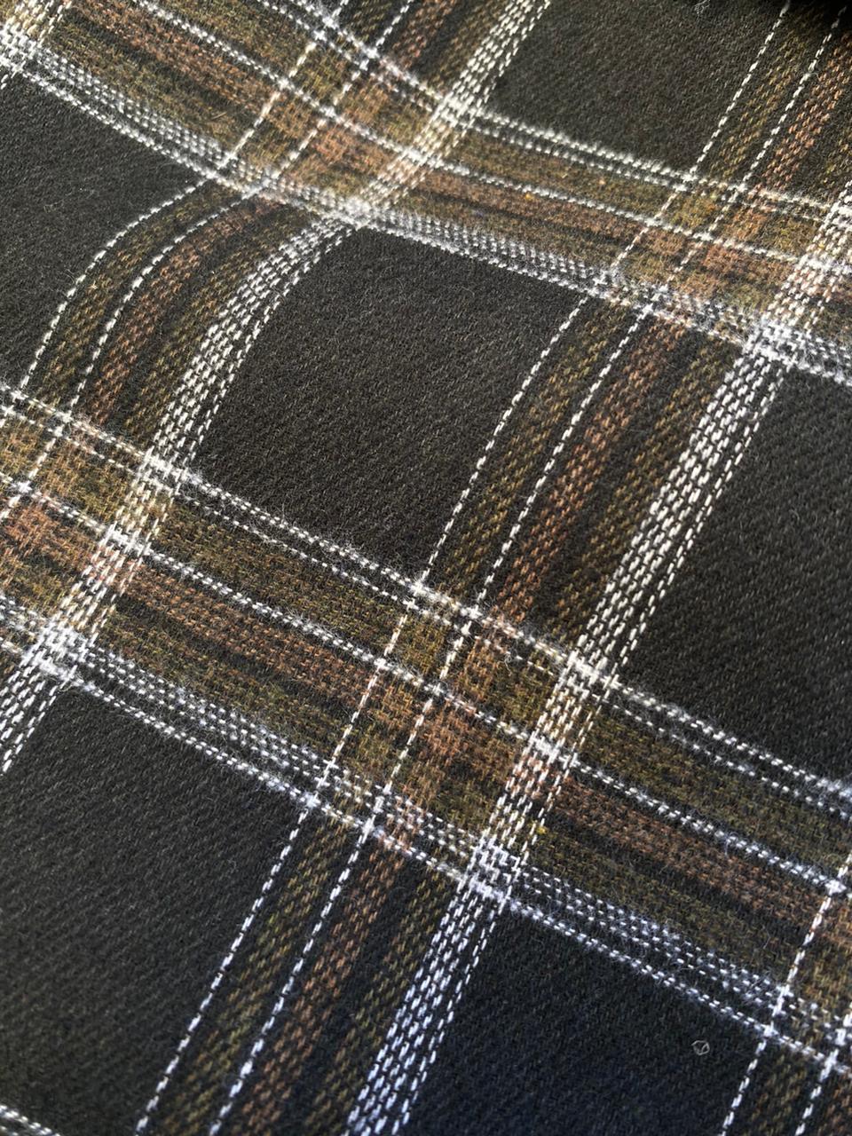 Franela Tartan Negro