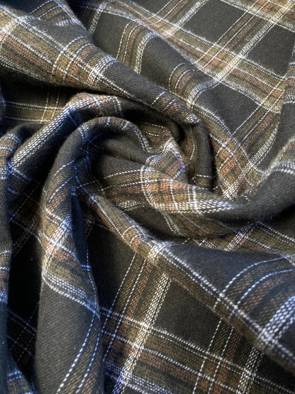 Franela Tartan Negro