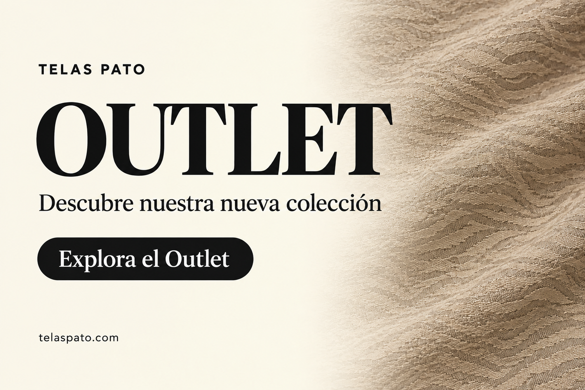Banner Outlet con tela Jacquard Tiger Beige